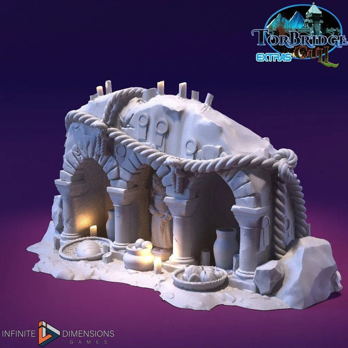 The Offerings Shrine | Tabletop Terrain | Dungeons And Dragons | Painted Tabletop | Tabletop Modular Building Kit | Pathfinder