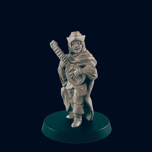 Human Male Bard - EC3D | DnD | Villager minis | musician | PC/NPC | 32mm | Pathfinder | music | TTRPG | Wargaming | Frostgrave