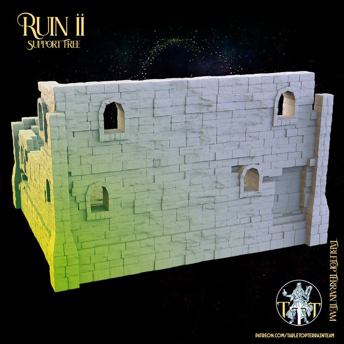 Ruins Terrain 2 - The Ruins of Ashborne - Tabletop Ruins Terrain for your DnD/Pathfinder/TTRPG and Wargaming setup!