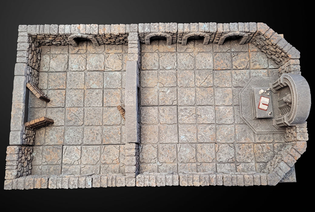 MAGNETIC Dungeon Tiles Encounter - The Altar | Painted Tabletop Terrain | Dungeons And Dragons, D&D, Pathfinder, Wargaming, Dragonlock DnD