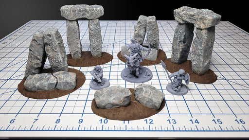 The Standing Stones - Pre Painted Wargaming and Tabletop Terrain | DnD, Pathfinder, Dungeons and Dragons Compatible!