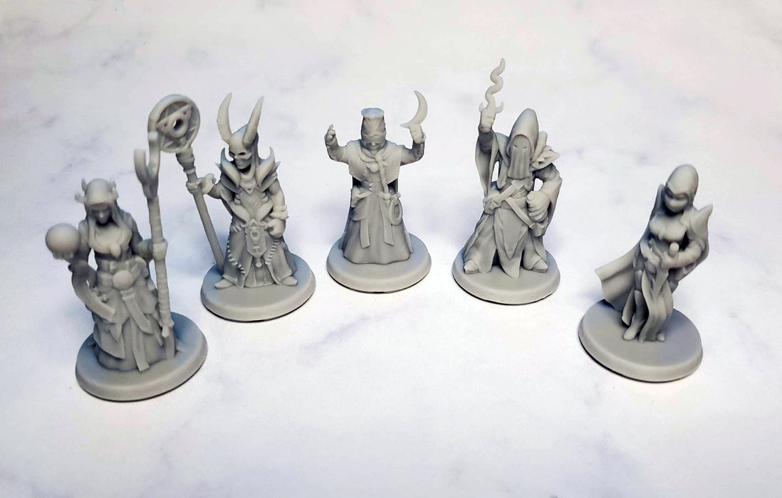 dnd Monster Mini Pack 1 - 14 Miniatures! - EC3D | Pathfinder 2E | Ghost | Kobold | Cultist | Azer | Banshee | 32mm 28mm | TTRPG | Wargaming