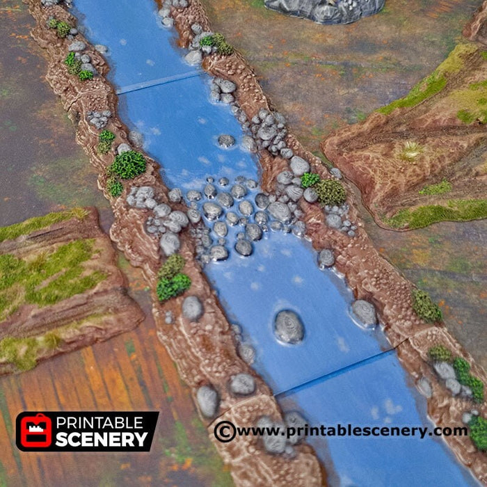 Wild Rivers - Shadowfey Wilds, DnD 5E, Pathfinder 2E 15mm, 28mm, 32mm, wargaming terrain, warhammer, scatter scenery, D&D bolt action