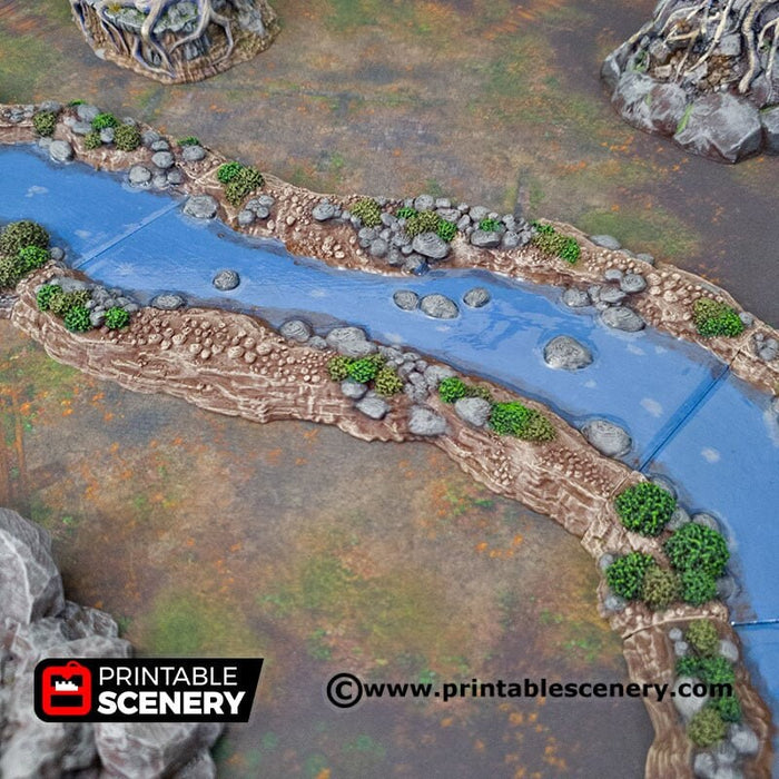 Wild Rivers - Shadowfey Wilds, DnD 5E, Pathfinder 2E 15mm, 28mm, 32mm, wargaming terrain, warhammer, scatter scenery, D&D bolt action