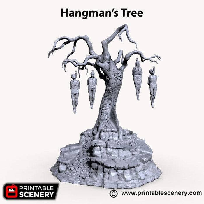 Hangman's Tree - Shadowfey Wilds, DnD 5E, Pathfinder 2E 15mm, 28mm, 32mm, wargaming terrain, warhammer, scatter scenery, D&D bolt action