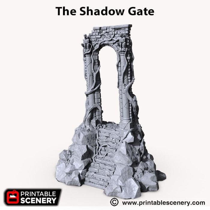 The Shadow Gate - Shadowfey Wilds, DnD 5E, Pathfinder 2E 15mm, 28mm, 32mm, wargaming terrain, warhammer, scatter scenery, D&D