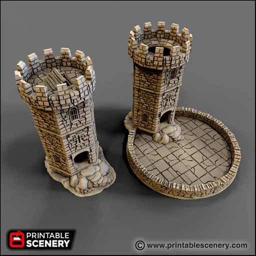 Winterdale Dice Tower - DnD, Pathfinder, 15mm, 28mm, 32mm, wargaming terrain, warhammer, scatter scenery D&D medieval, accessories