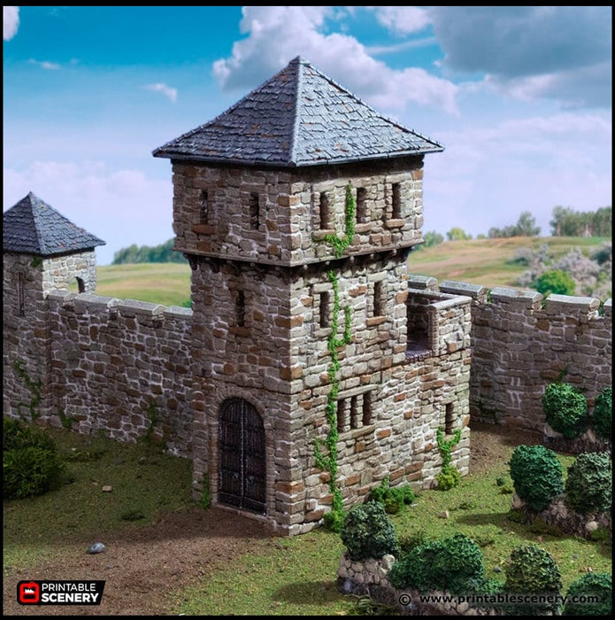 King's Gate - King and Country, DnD, Pathfinder, 15mm, 28mm, 32mm, wargaming terrain, warhammer, scatter scenery D&D medieval castle