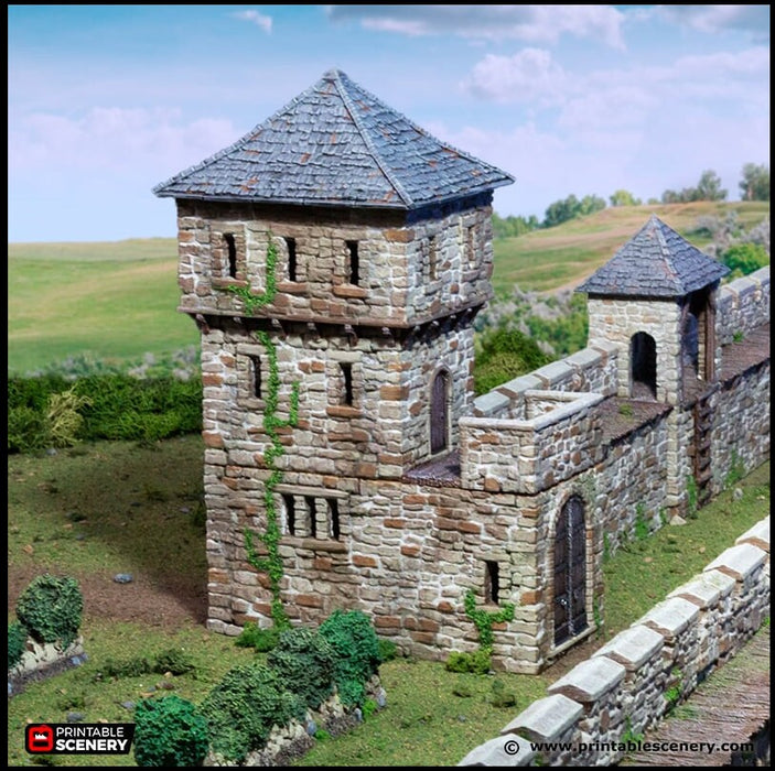 King's Gate - King and Country, DnD, Pathfinder, 15mm, 28mm, 32mm, wargaming terrain, warhammer, scatter scenery D&D medieval castle