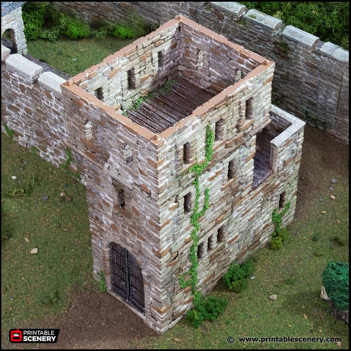 King's Gate - King and Country, DnD, Pathfinder, 15mm, 28mm, 32mm, wargaming terrain, warhammer, scatter scenery D&D medieval castle