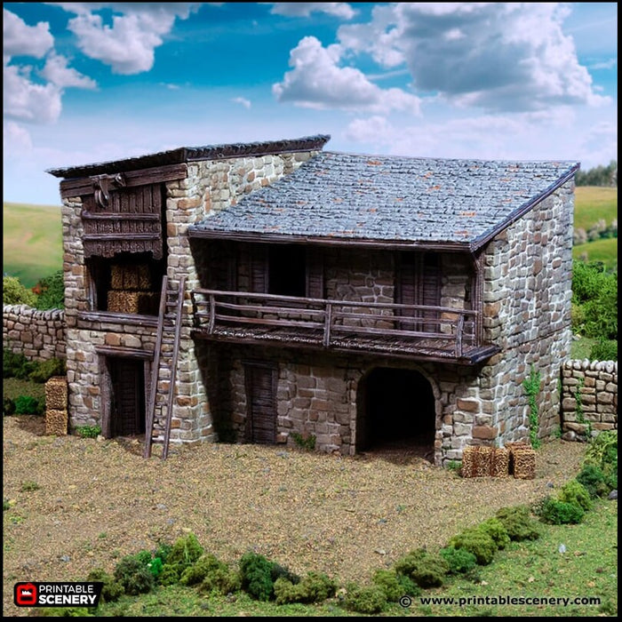 King Stables - King and Country, DnD, Pathfinder, 15mm, 28mm, 32mm, wargaming terrain, warhammer, scatter scenery D&D medieval