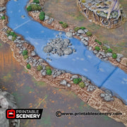 Wild Rivers - Shadowfey Wilds, DnD 5E, Pathfinder 2E 15mm, 28mm, 32mm, wargaming terrain, warhammer, scatter scenery, D&D bolt action