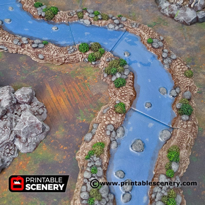 Wild Rivers - Shadowfey Wilds, DnD 5E, Pathfinder 2E 15mm, 28mm, 32mm, wargaming terrain, warhammer, scatter scenery, D&D bolt action