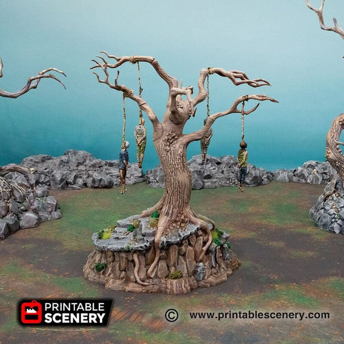 Hangman's Tree - Shadowfey Wilds, DnD 5E, Pathfinder 2E 15mm, 28mm, 32mm, wargaming terrain, warhammer, scatter scenery, D&D bolt action