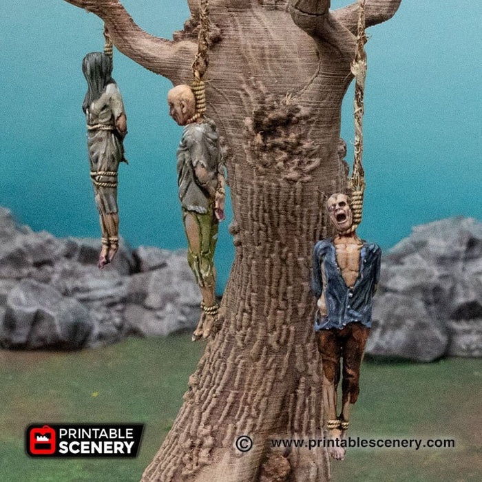 Hangman's Tree - Shadowfey Wilds, DnD 5E, Pathfinder 2E 15mm, 28mm, 32mm, wargaming terrain, warhammer, scatter scenery, D&D bolt action