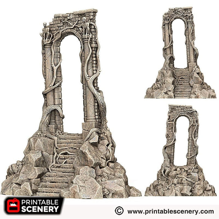 The Shadow Gate - Shadowfey Wilds, DnD 5E, Pathfinder 2E 15mm, 28mm, 32mm, wargaming terrain, warhammer, scatter scenery, D&D