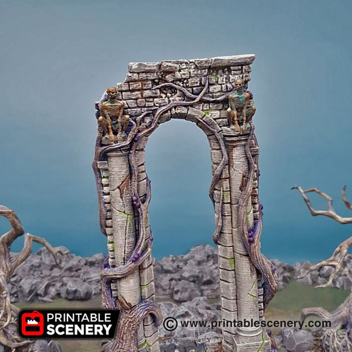 The Shadow Gate - Shadowfey Wilds, DnD 5E, Pathfinder 2E 15mm, 28mm, 32mm, wargaming terrain, warhammer, scatter scenery, D&D