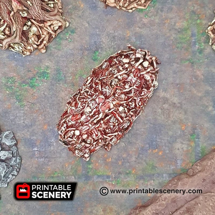 Corpse Piles - Shadowfey Wilds, DnD 5E, Pathfinder 2E 15mm, 28mm, 32mm, wargaming terrain, warhammer, scatter scenery, D&D