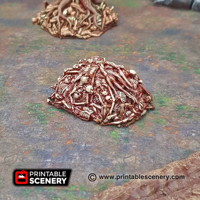 Corpse Piles - Shadowfey Wilds, DnD 5E, Pathfinder 2E 15mm, 28mm, 32mm, wargaming terrain, warhammer, scatter scenery, D&D