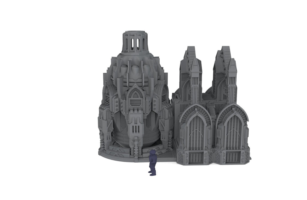 Terra Forma Facility - Gothic Scifi terrain - Warhammer 40k, Infinity, Legion, Sci-fi, Scifi, Cyberpunk, tabletop, Scatter Scenery 32mm 28mm