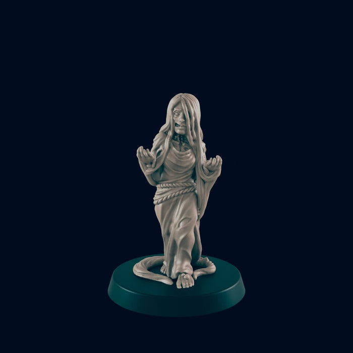 Drown Maiden - EC3D, DnD miniature | Monster | 5E | Undead | Demon | 32mm | Fantasy | Human | Skeleton | Melee | 28mm | Sea | Pirate