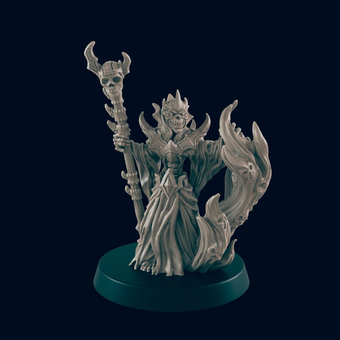 Lich - EC3D, DnD miniature | Monster | 5E | Undead | 28mm | Fantasy | Demon | Necromancer | Magic | Warlock | Wizard