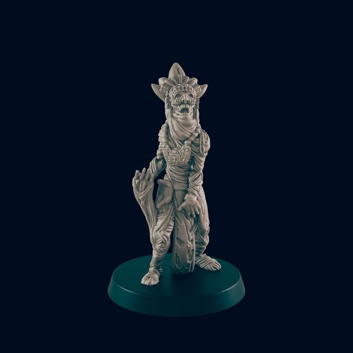 Mummy Lord - EC3D, DnD miniature | Monster | 5E | Undead | 28mm | Fantasy | Demon | Necromancer | Magic | Crypt | Graveyard | Desert | King