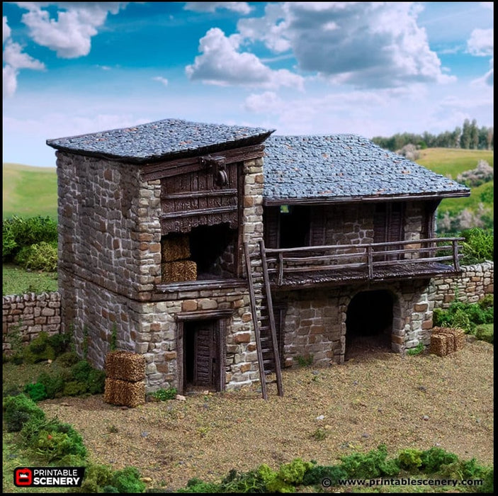 King Stables - King and Country, DnD, Pathfinder, 15mm, 28mm, 32mm, wargaming terrain, warhammer, scatter scenery D&D medieval