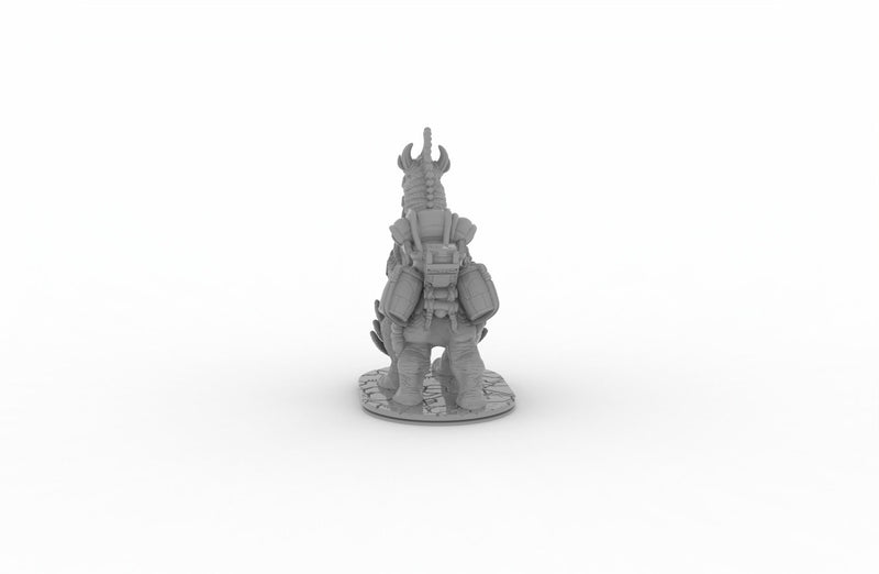 Pack Beast - Novus Landing - EC3D mini, Infinity, Legion, Sci-fi, Scifi, Cyberpunk, Gaslands, Alien, Large, Caravan Spaceport