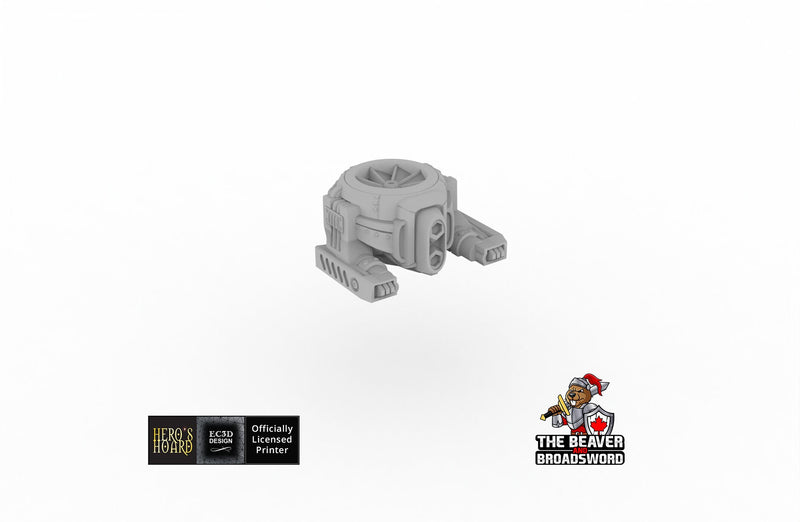 Industrial Drone - Novus Landing, EC3D mini, Infinity, Legion, Sci-fi, Scifi, Cyberpunk, Maintenance Robot, Cyborg, Spaceport