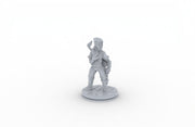 Mace, Drone Hunter - Novus Landing, EC3D mini, Infinity, Legion, Sci-fi, Scifi, Cyberpunk, Gunslinger, Cyborg, Assassin
