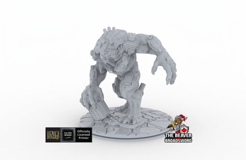 Behemoth - Novus Landing - EC3D mini, Infinity, Legion, Sci-fi, Scifi, Cyberpunk, Gaslands, Monster, Alien Hive, Huge, Beast