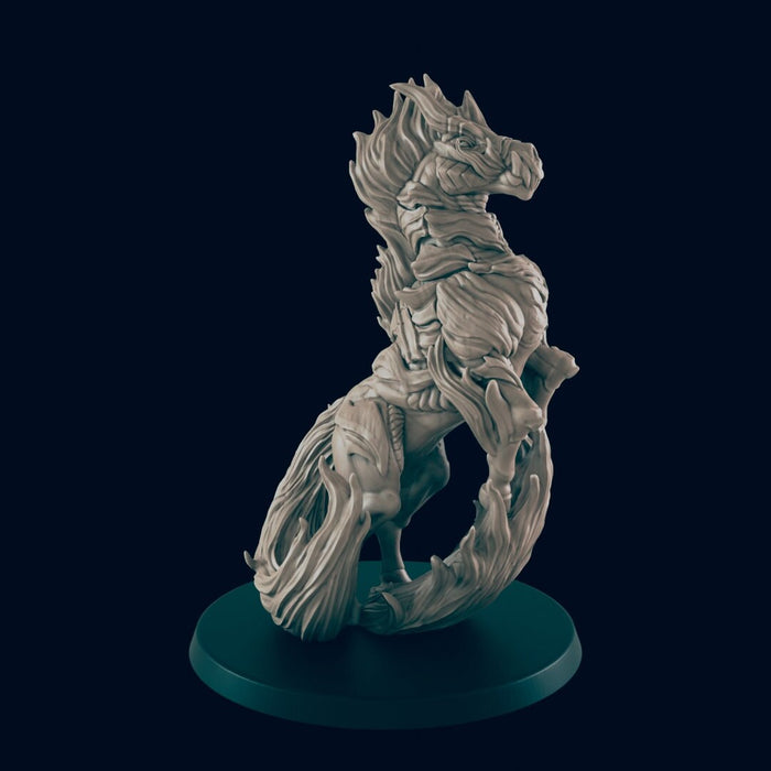 Nightmare - EC3D, DnD miniature | Horse | Monster | 5E | Undead | 28mm | Fantasy | Demon | Necromancer | Magic | Crypt | Graveyard