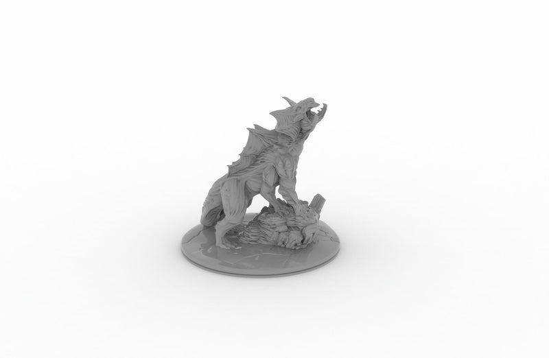 Judurian Death Cat - Novus Landing - EC3D mini, Infinity, Legion, Sci-fi, Scifi, Cyberpunk, Gaslands, Monster, Wolf, feline