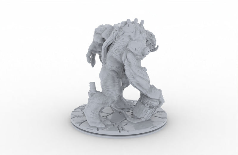 Behemoth - Novus Landing - EC3D mini, Infinity, Legion, Sci-fi, Scifi, Cyberpunk, Gaslands, Monster, Alien Hive, Huge, Beast