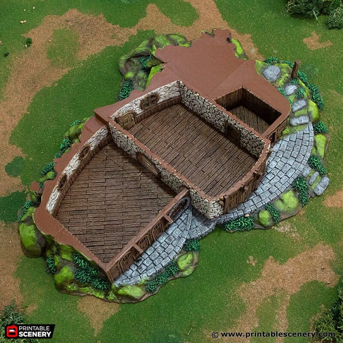 Ranger Barracks - Rise of the Halflings - DnD building | Pathfinder | Forest | Treehouse | Wargaming Terrain | Scatter scenery, Fantasy