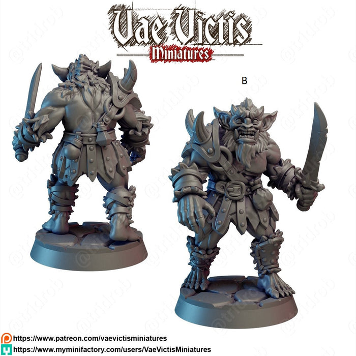 Bugbear - Vae Victis Miniatures | DnD | Bugbears | monster| melee | barbarian | Fighter | Pathfinder | TTRPG | Wargaming | Frostgrave