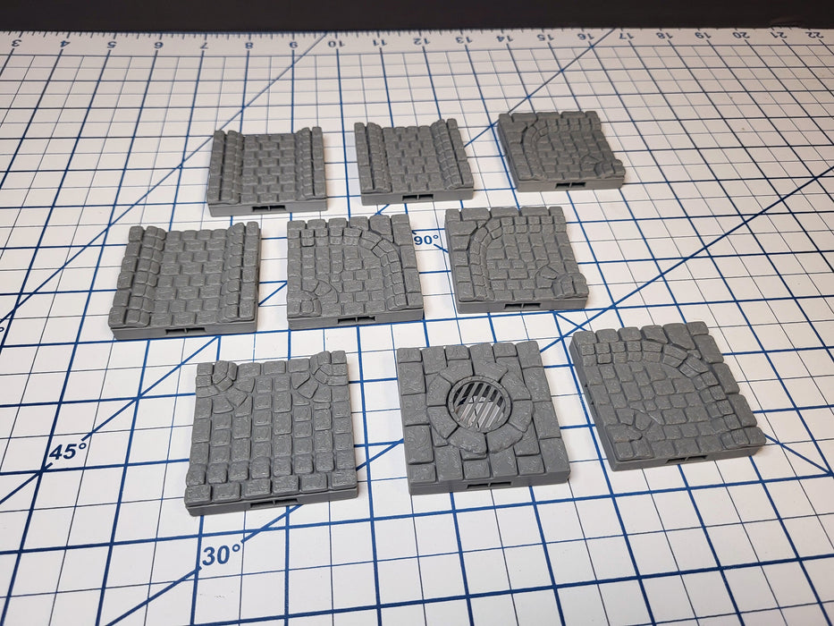 MAGNETIC Dungeon Tiles Sewer Starter Set - A complete set for your sewer encounter! | Dungeons And Dragons, D&D, Pathfinder, Dragonlock, DnD