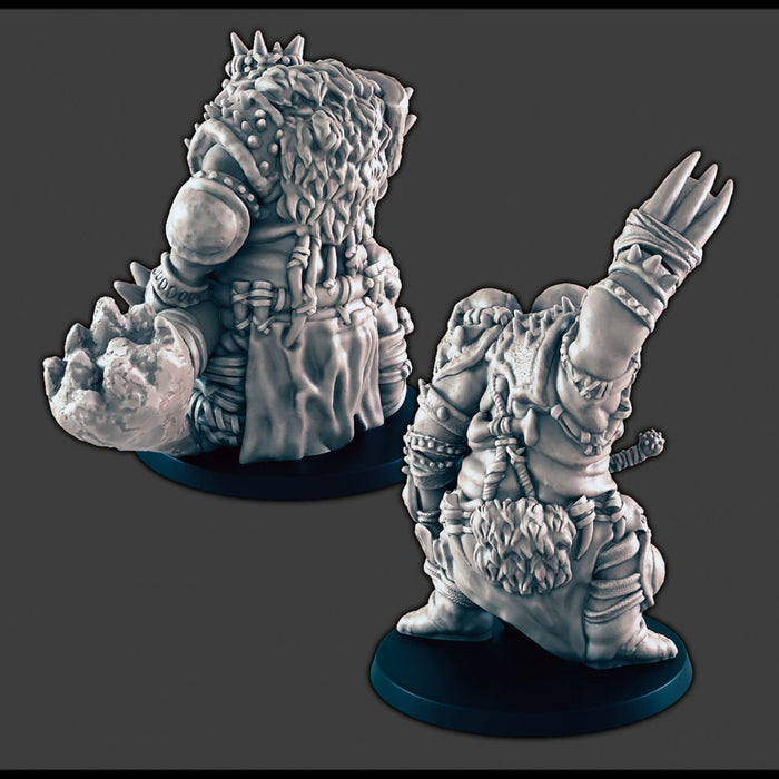 Walrus Folk - DnD miniature | Animal | Monster | Cold | Arctic | 32mm | Pathfinder | Fantasy | Wargaming | Frostgrave