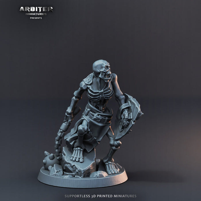 25 dnd Minis Skeleton Army Set - By Arbiter Minitatures - Undead | Necromancer | Wargaming | Pathfinder | Evil | Dead | Bundle | Bulk | Lich