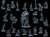 25 dnd Minis Skeleton Army Set - By Arbiter Minitatures - Undead | Necromancer | Wargaming | Pathfinder | Evil | Dead | Bundle | Bulk | Lich