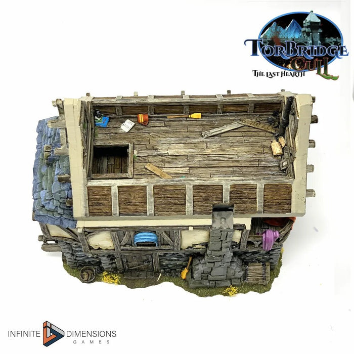 Milat's Townhouse Model Building set - Dnd, Wargaming, Model Train | Village | House | Medieval | Fantasy | D&D | 28mm | 32mm | Pathfinder