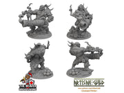 Male Ogre Marauder with Cannon - Artisan Guild | DnD | Fighter | Barbarian | Monster | Pathfinder | TTRPG | Wargaming, Frostgrave, Artillery