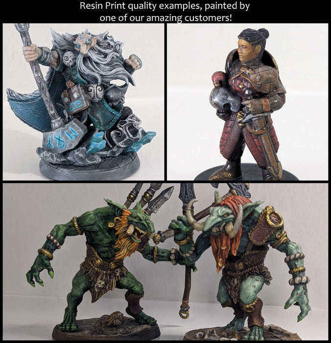 Male Orc Ranger dnd mini - Artisan Guild | Barbarian | Warrior | Fighter | Goblinoid, Pathfinder, TTRPG, Wargaming Monster